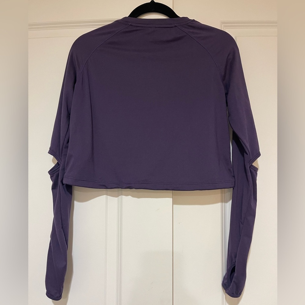 Gymshark Drawstring Cords Crop Top Like New Sz M - image 5